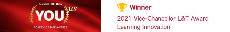 2021 Vice-Chancellor's Learning and Teaching Innovation Award
